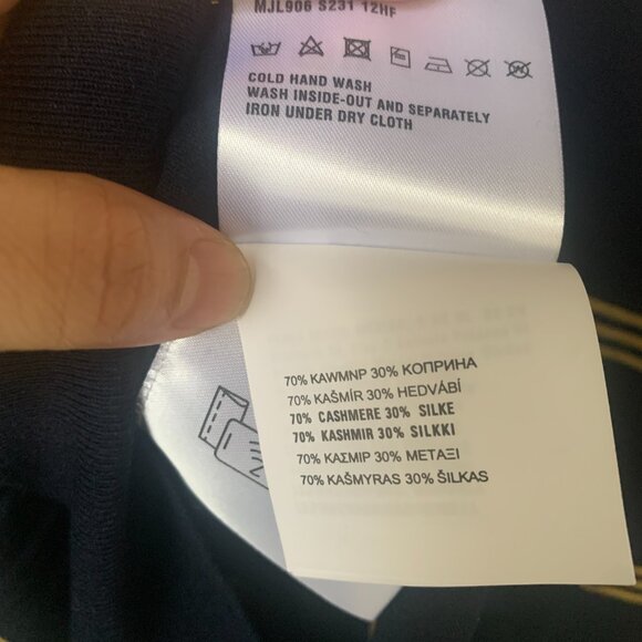 Miu Miu Striped Cashmere and Silk Polo Sweater - Picture 9 of 9